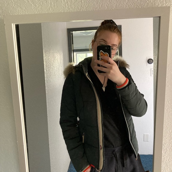 Gaastra winter jacket in charcoal grey, Womens size small - Picture 8 of 12